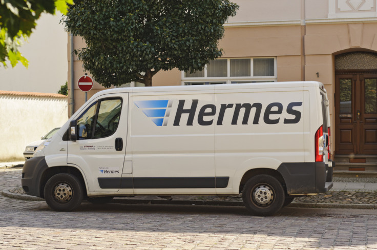 Hermes delivery van