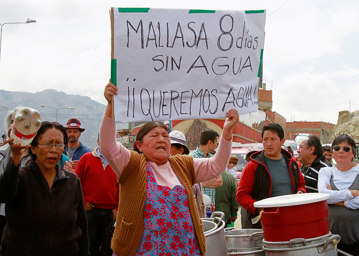 Bolivia drought water