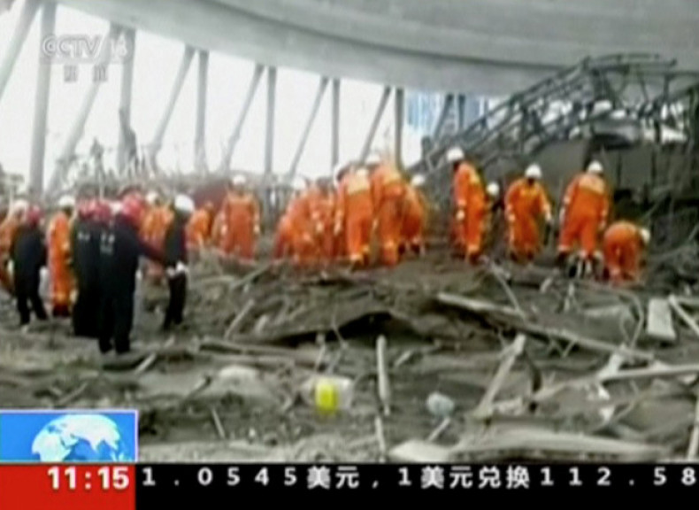 China accident construction site