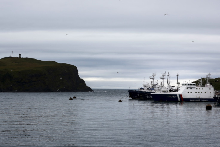 Russian missile on Kurile island