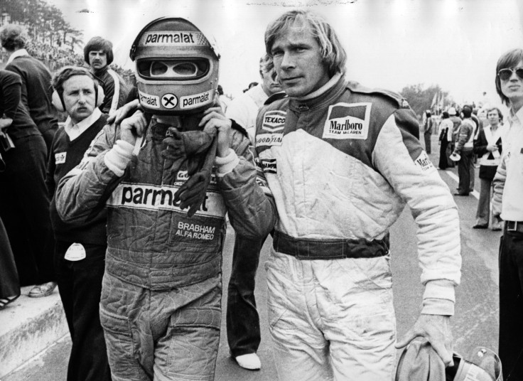 James Hunt and Niki Lauda 
