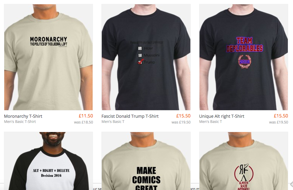 Breitbart's online store carries merchandise for the alt-right
