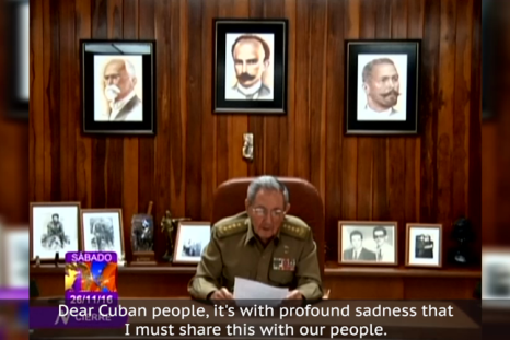 Raul Castro announces brother Fidel Castro's death