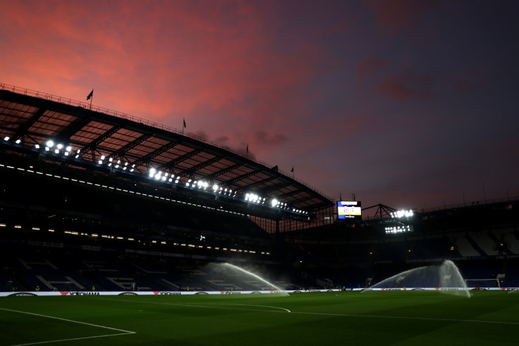 The scene inside Stamford Bridge