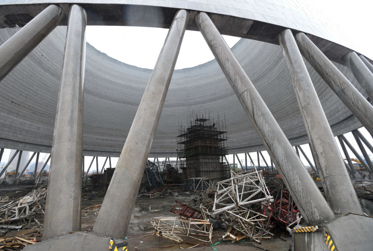 China power plant collapse