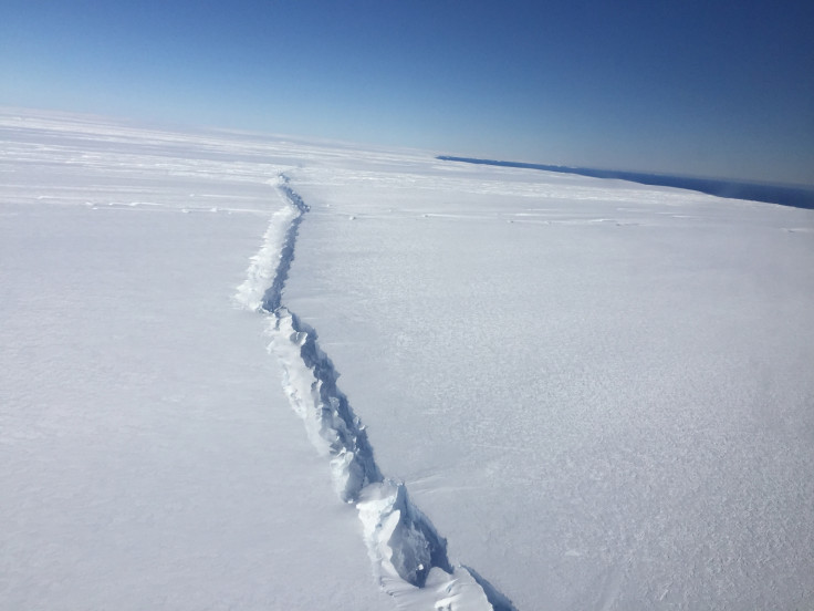 Pine Island Glacier rift