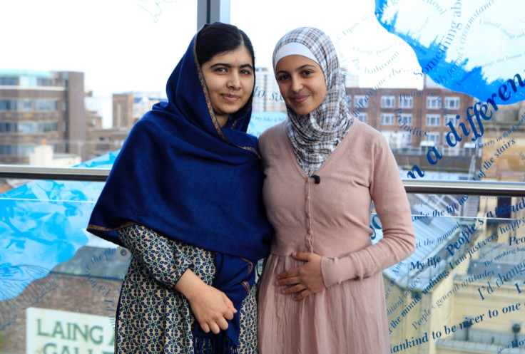 Malala Yousafzai and Muzoon Almellehan