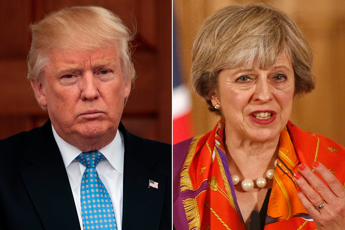Trump, May Trump, May
