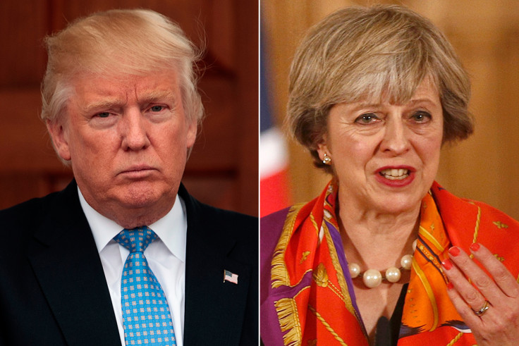 Trump, May