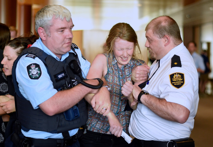 Australia Parliament protest