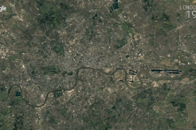 Stunning satellite images show how London has changed since 1984