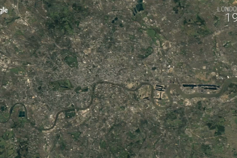 Stunning satellite images show how London has changed since 1984