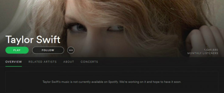 Taylor Swift Spotify