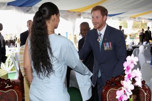 Prince Harry meets Rihanna