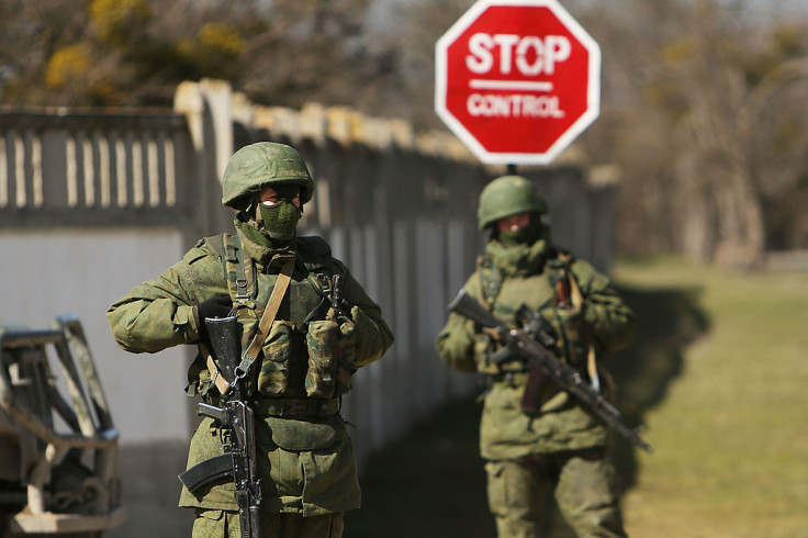 Russian soldiers Crimea