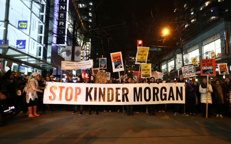 Vancouver protests Kinder Morgan pipeline 