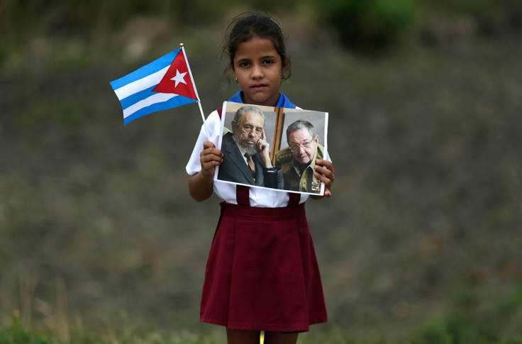 Fidel Castro funeral cortege