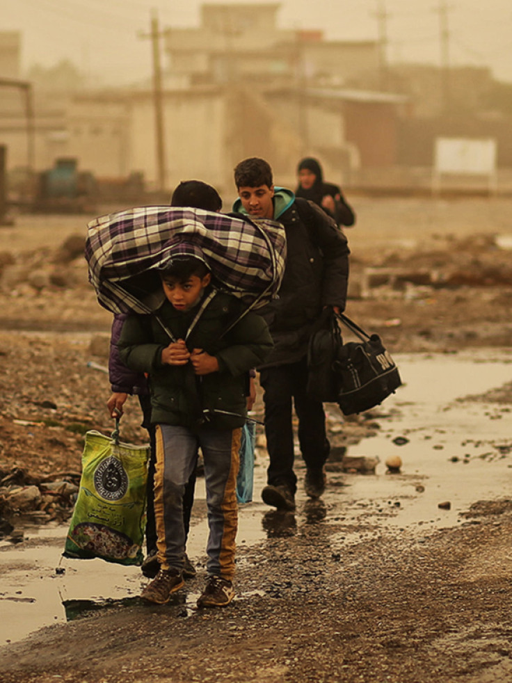 Fleeing Mosul