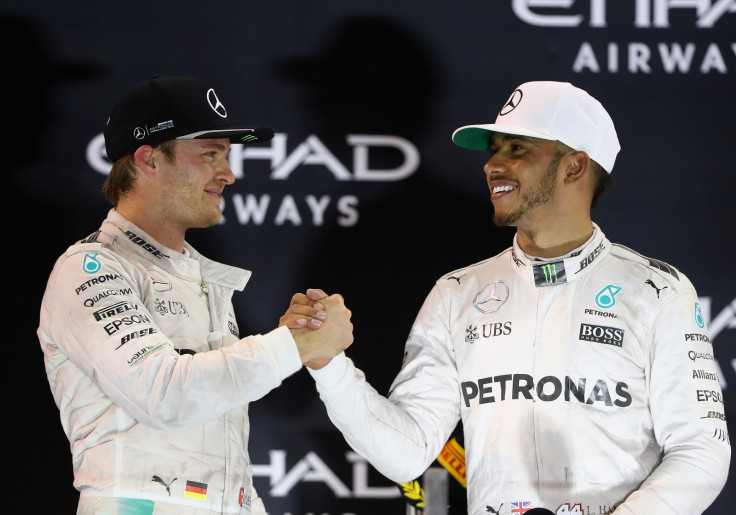 Nico Rosberg and Lewis Hamilton