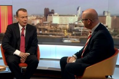Paul Nuttall being questioned by Andrew Marr