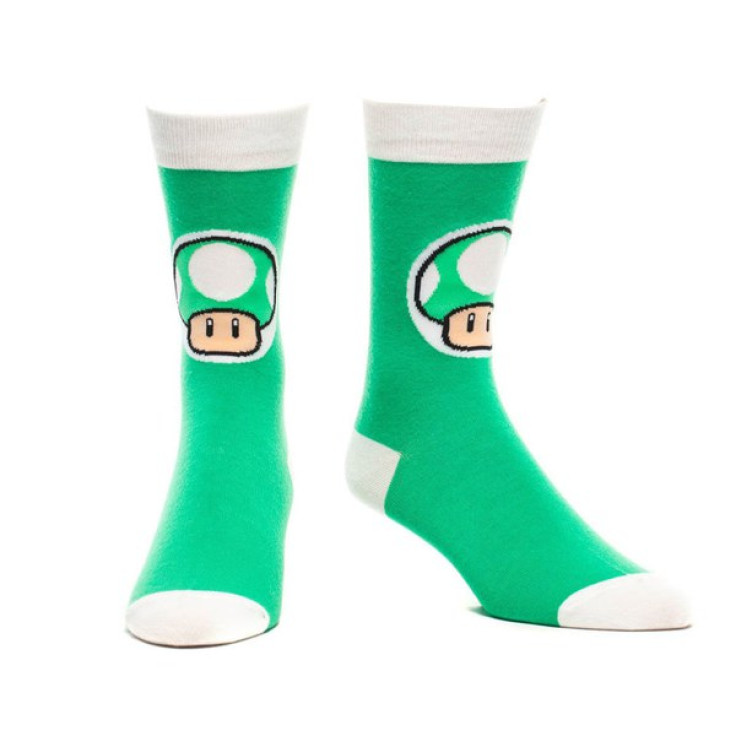 1-UP Mushroom Socks Nintendo