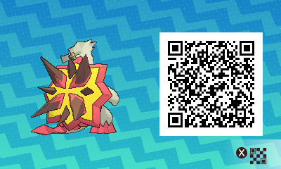Pokemon Sun Moon QR Code
