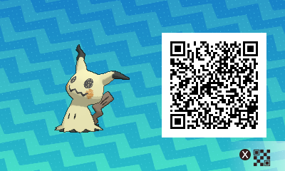 Pokemon Sun Moon QR Code