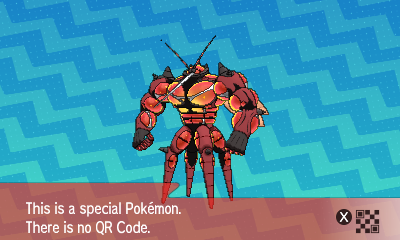 Pokemon Sun Moon QR Code Ultra Beast
