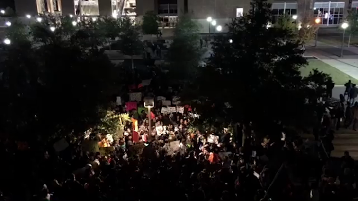 Students protest white nationalist leader Richard Spencer