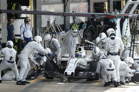 Williams F1 pitstop