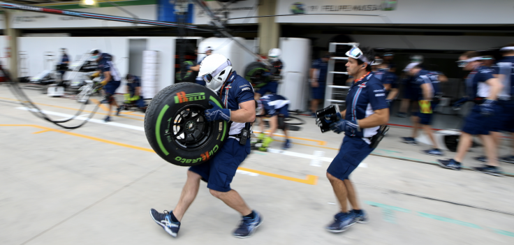 Williams F1 pitstop