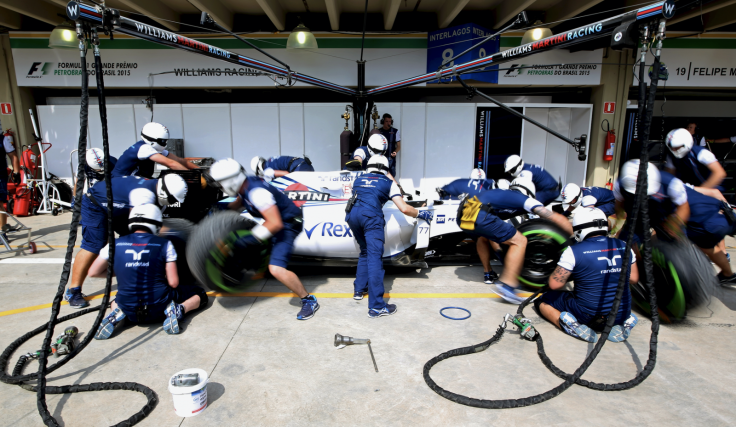 Williams F1 pitstop