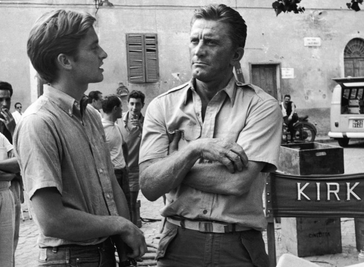 Michael Douglas and Kirk Douglas