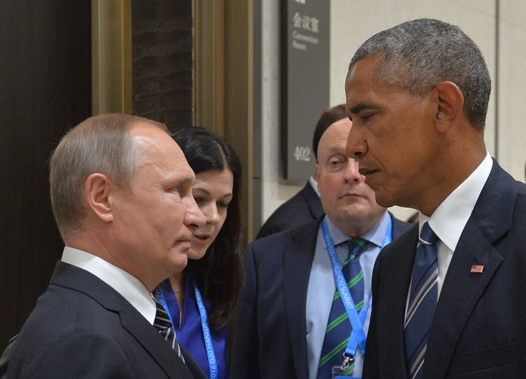  Russian President Vladimir Putin (L) meets with his US counterpart Barack Obama on the sidelines of the G20 Leaders Summit in Hangzhou on September 5, 2016