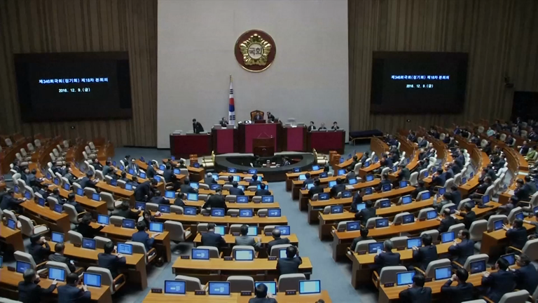 Image result for President Park Geun-hye of South Korea has been impeached over corruption scandal