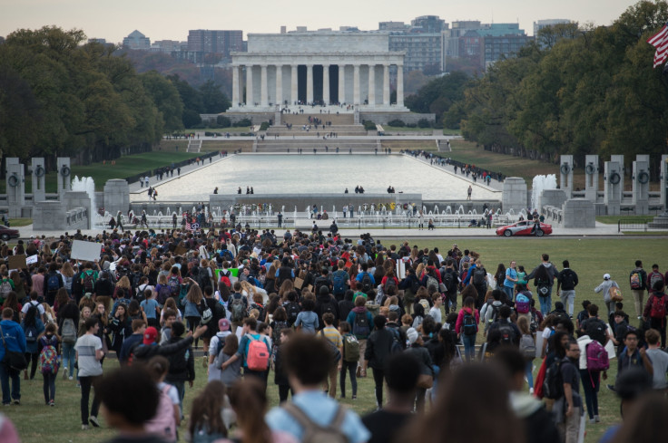 Lincoln memorial protests