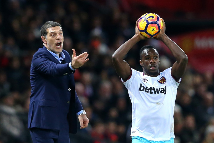 Slaven Bilic and Michail Antonio