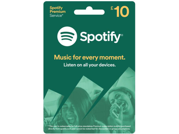 Spotify gift card