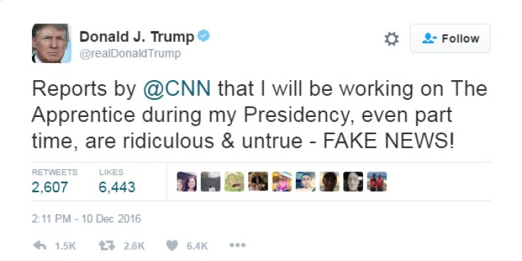 Donald Trump's tweet