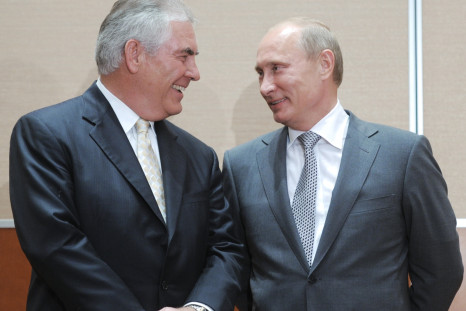 ExxonMobil Tillerson Putin