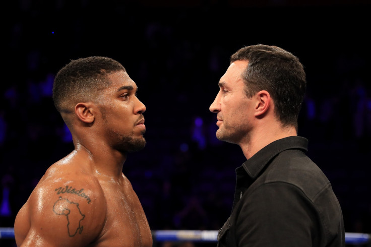 Anthony Joshua and Wladimir Klitschko