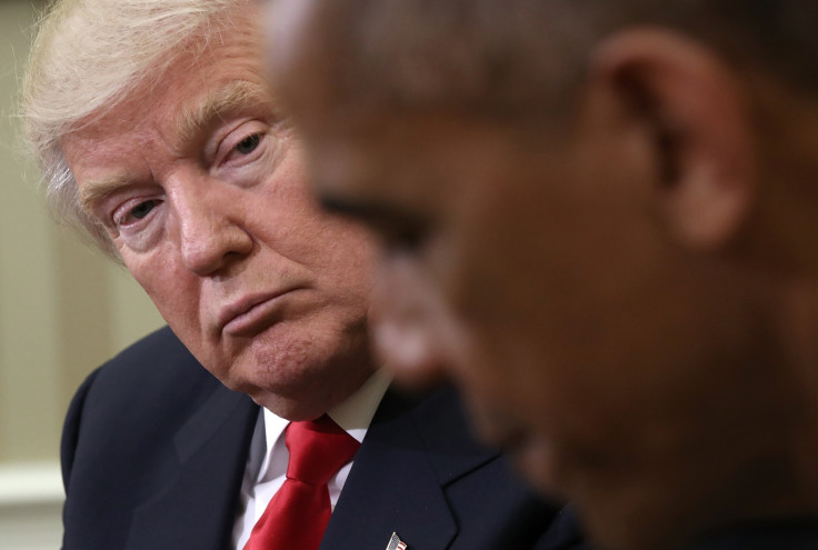 President Obama Meets With President-Elect Donald Trump In The Oval Office Of White House