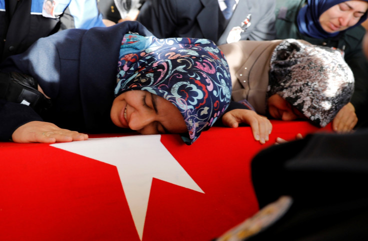 Turkey Besiktas bombing funeral 2016