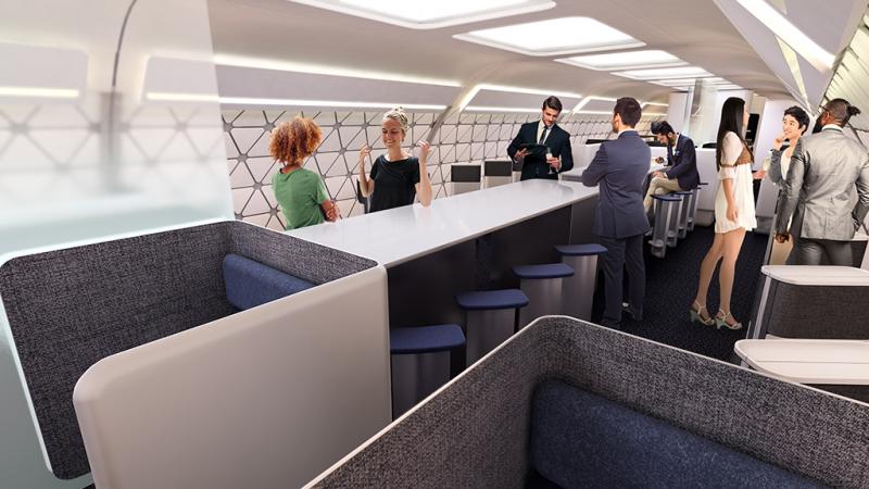 Airbus plane of the future modular cabin