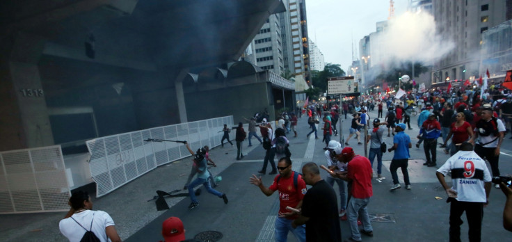 Brazil protest, austerity measures