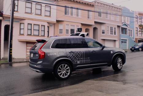Uber autonomous Volvo in San Francisco