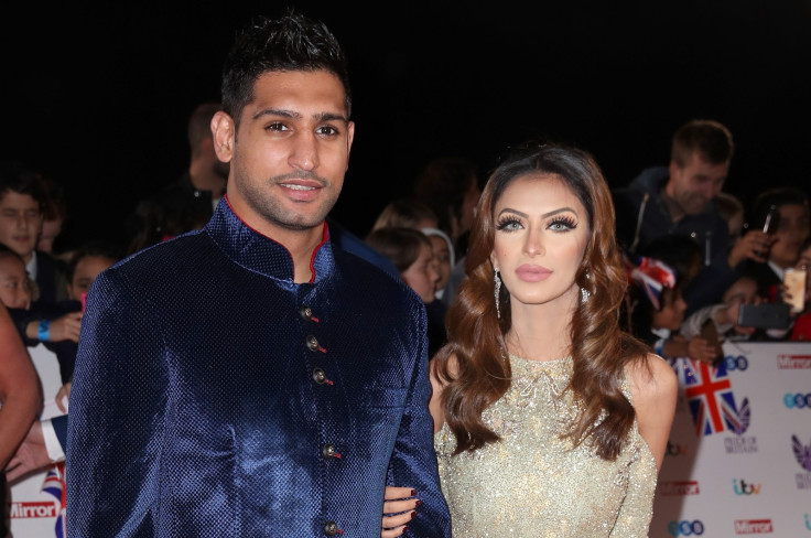 Amir Khan with his wife Faryal Makhdoom