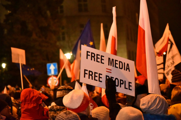 Poland parliament protest