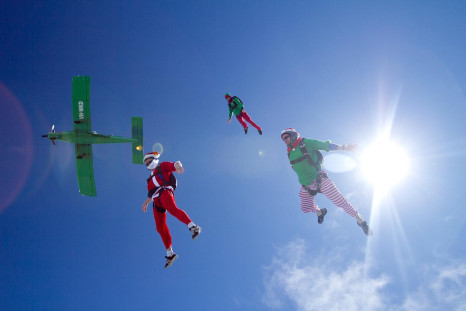 Santa skydive