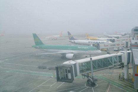 Fog at Gatwick Airport on Saturday